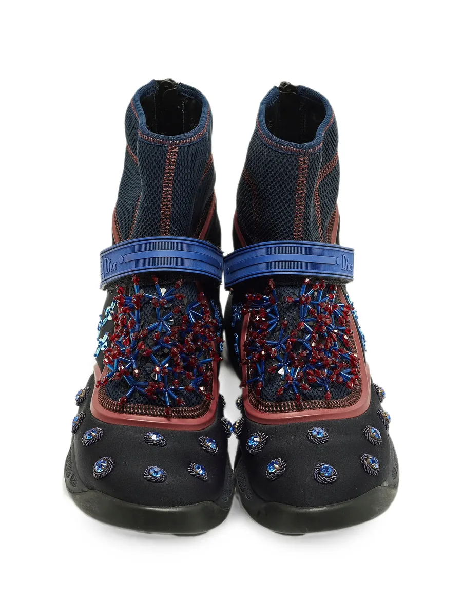 Fusion crystal-embellished high-top sneakers 7