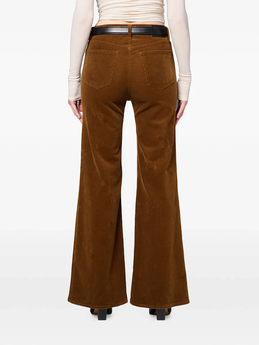 corduroy flared trousers 3
