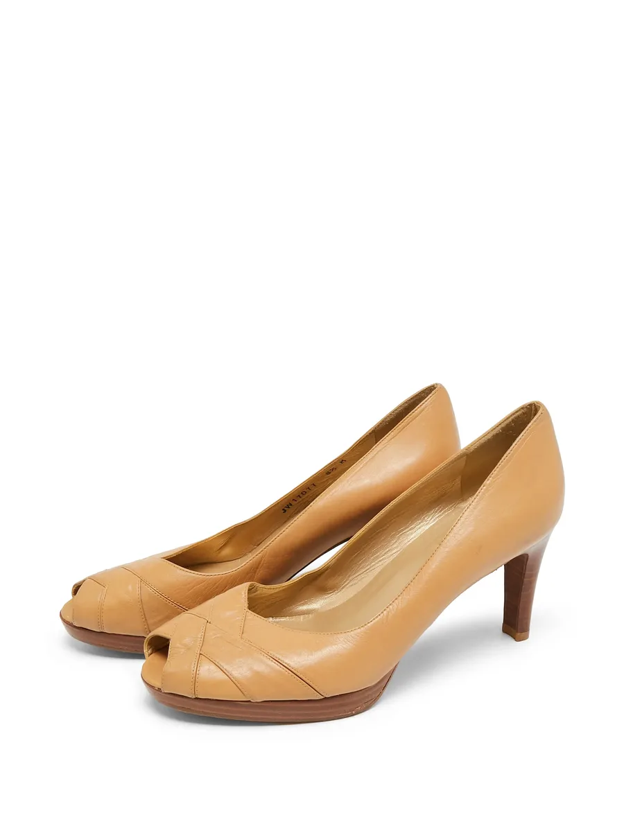 leather heeled pumps 5