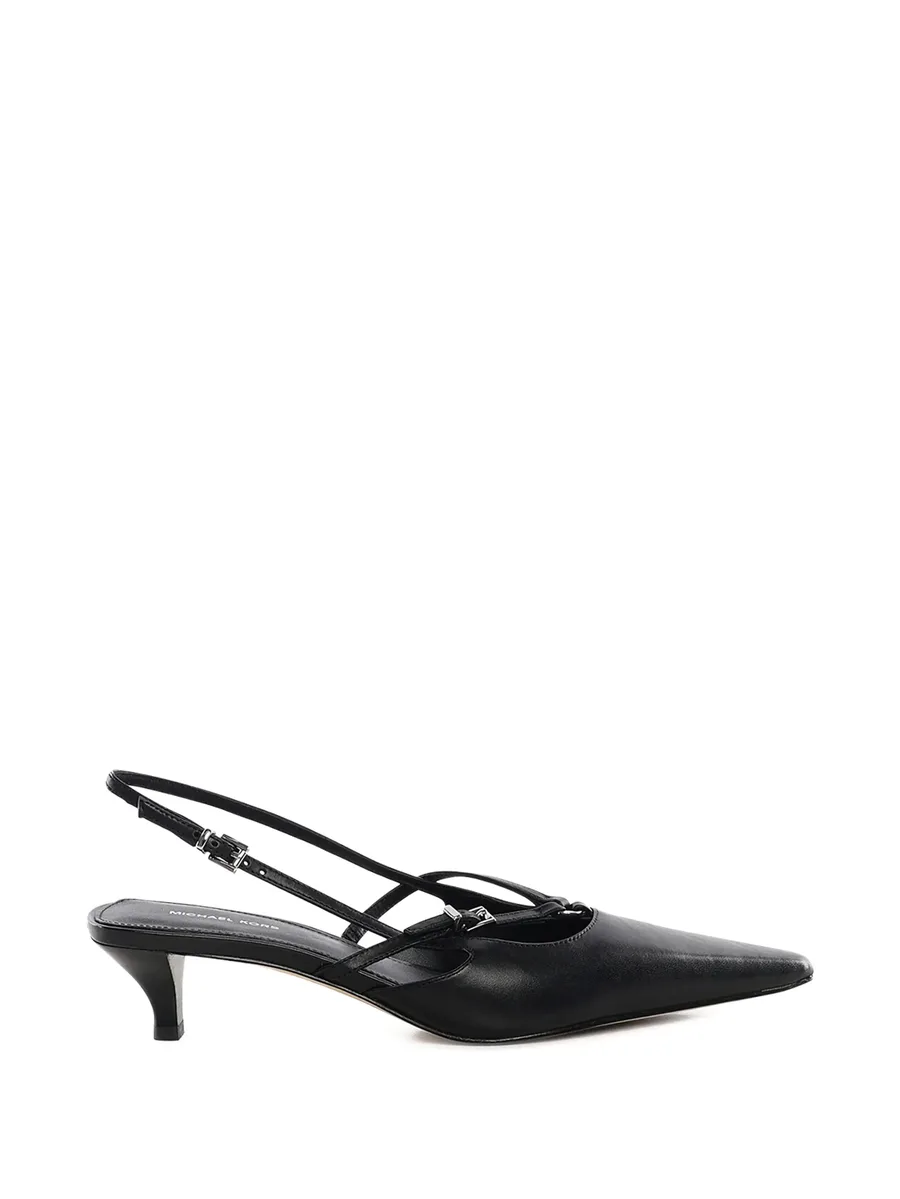 Selina slingback leather pumps 2