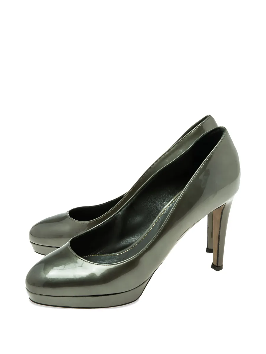 90mm patent leather platform pumps 5