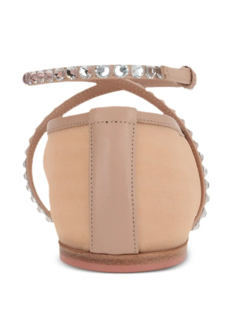 Ane crystal-embellished ballerina shoes 6