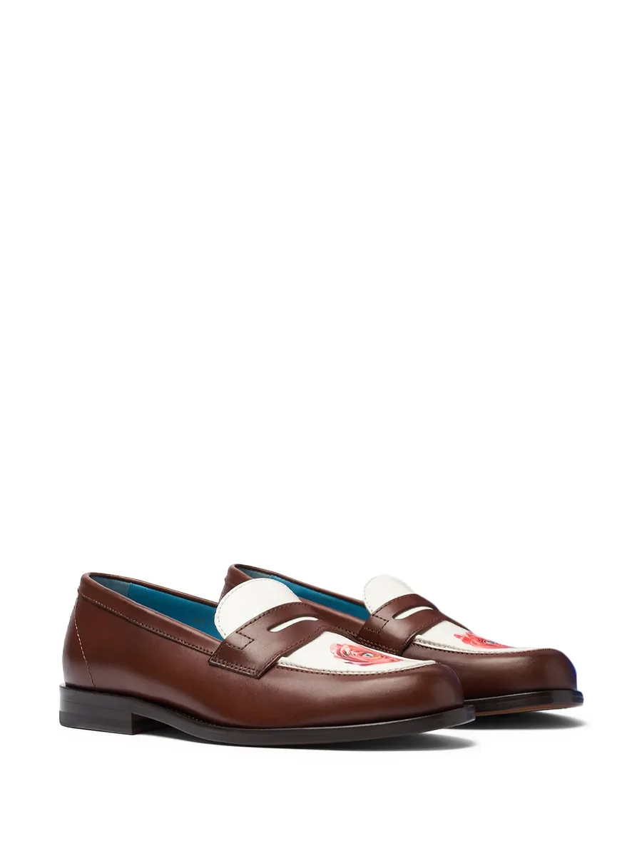 rose-embellished loafers 3