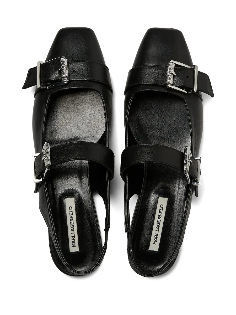 Konnie double-strap leather pumps 12