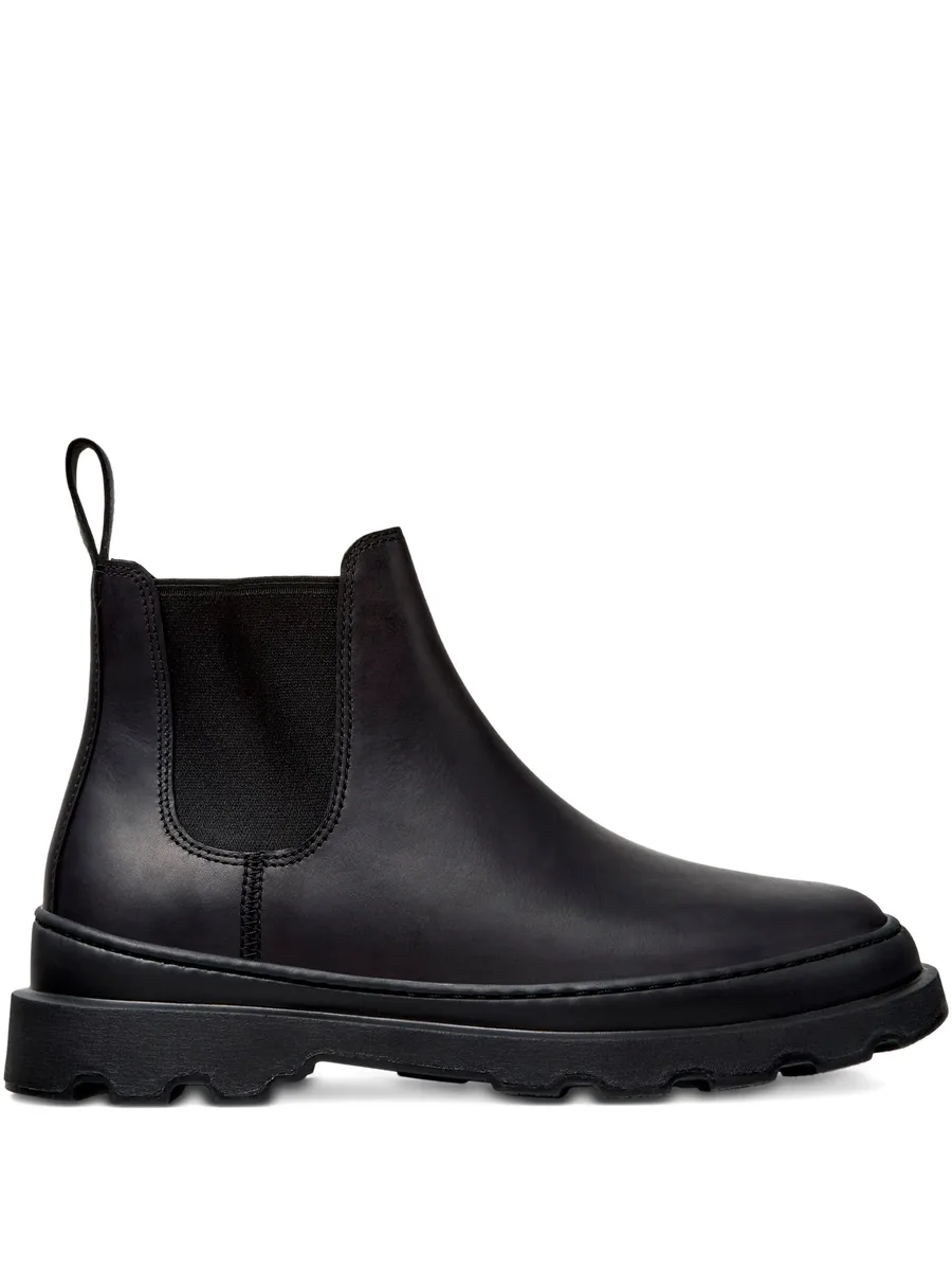 Brutus elastic-panelled leather Chelsea boots 1