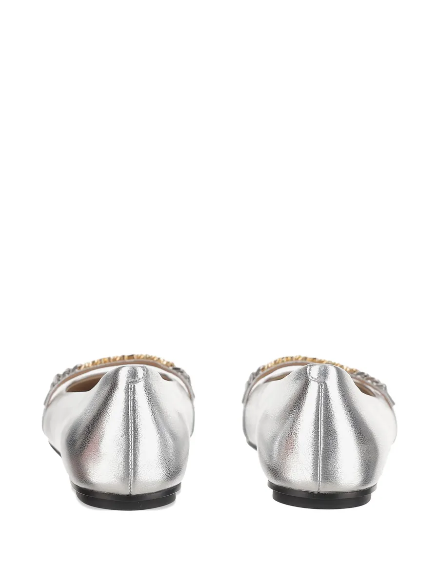 chain-embellished ballet flats 5
