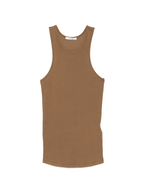 crew-neck tank top