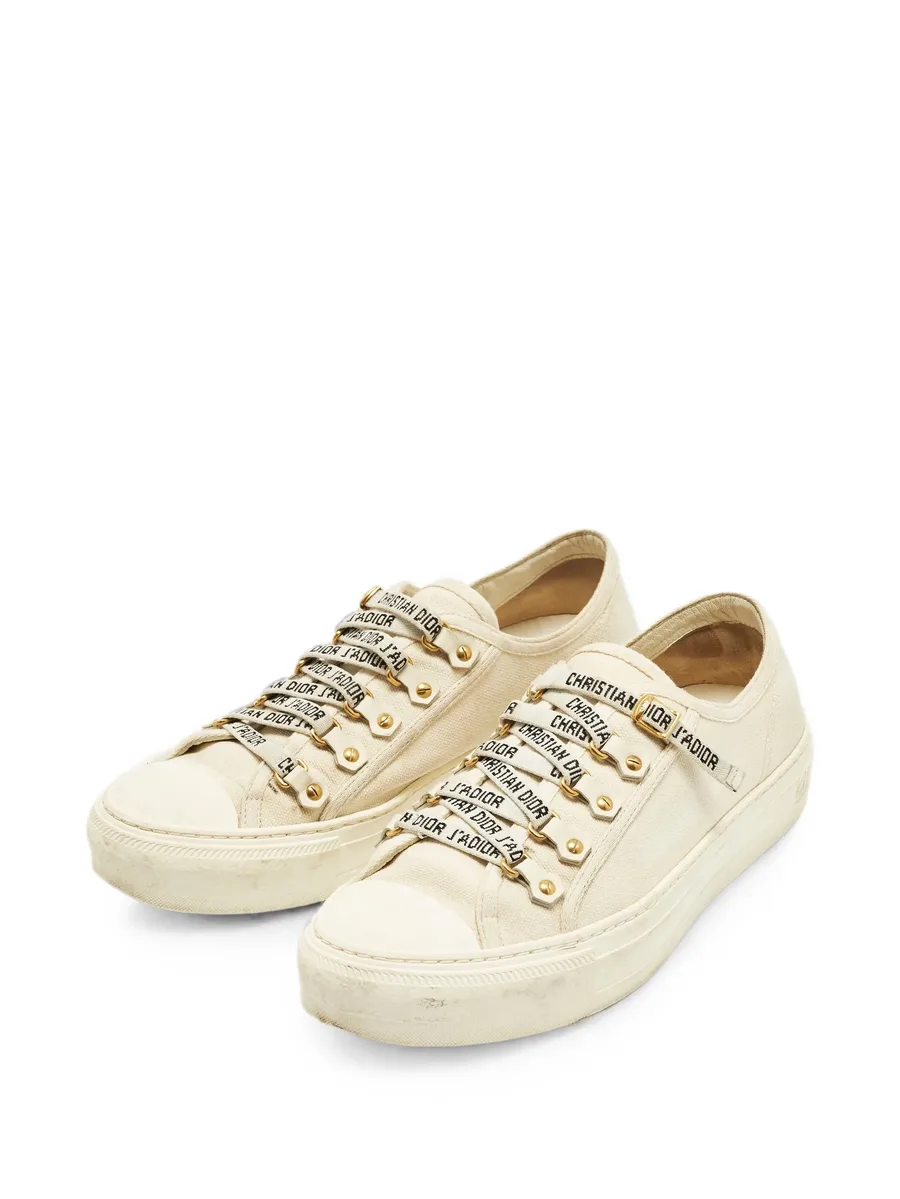 Walk'n'Dior canvas low-top sneakers 3