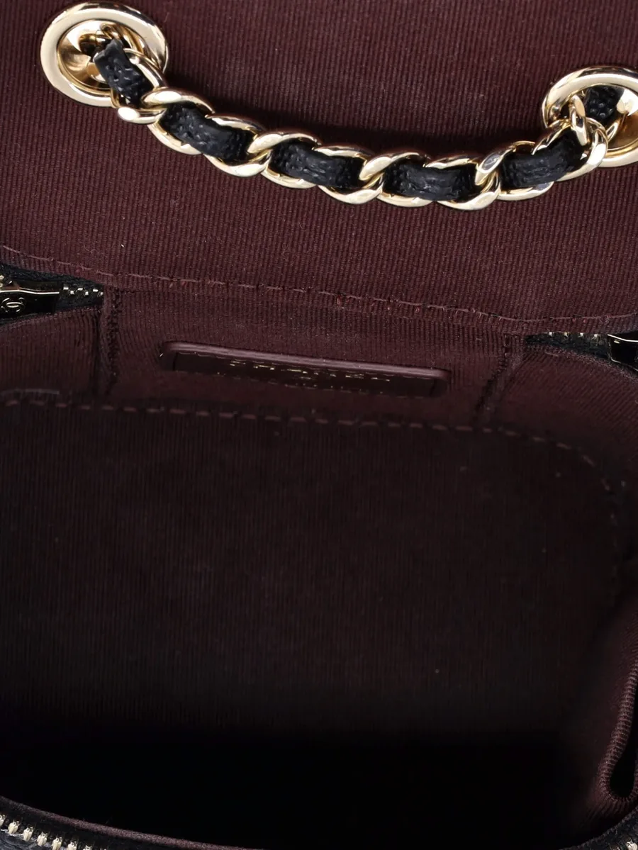 мини-сумка Classic Vanity Case with Chain Quilted Caviar Mini 13
