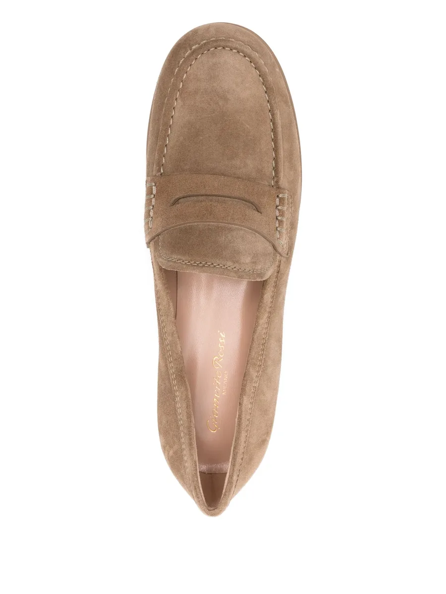 Georgie penny suede loafers 7
