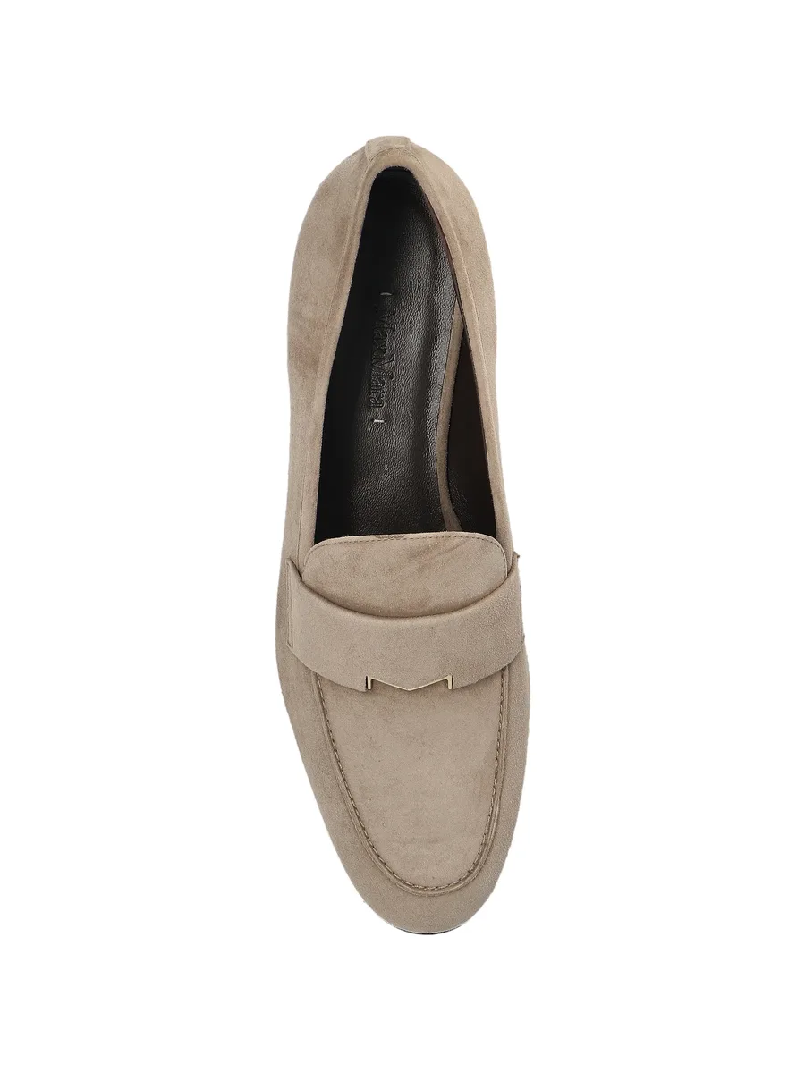panelled slip-on loafers 8
