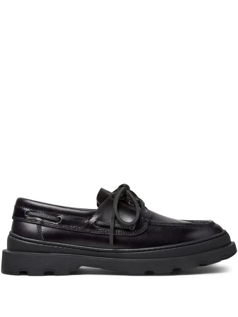 Brutus leather lace-up loafers