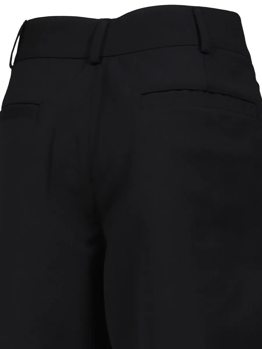 pleated tailored shorts 6