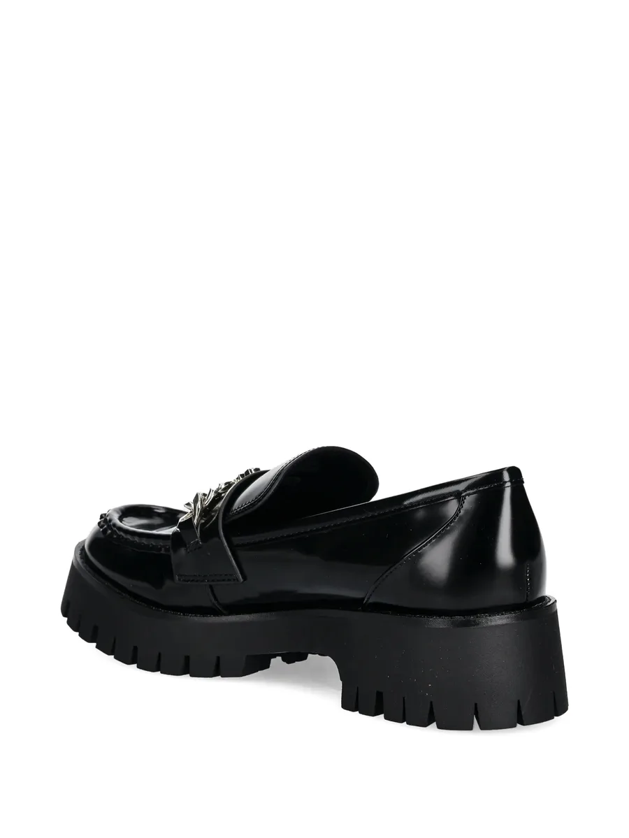 Almer chain detail lug sole loafers 6