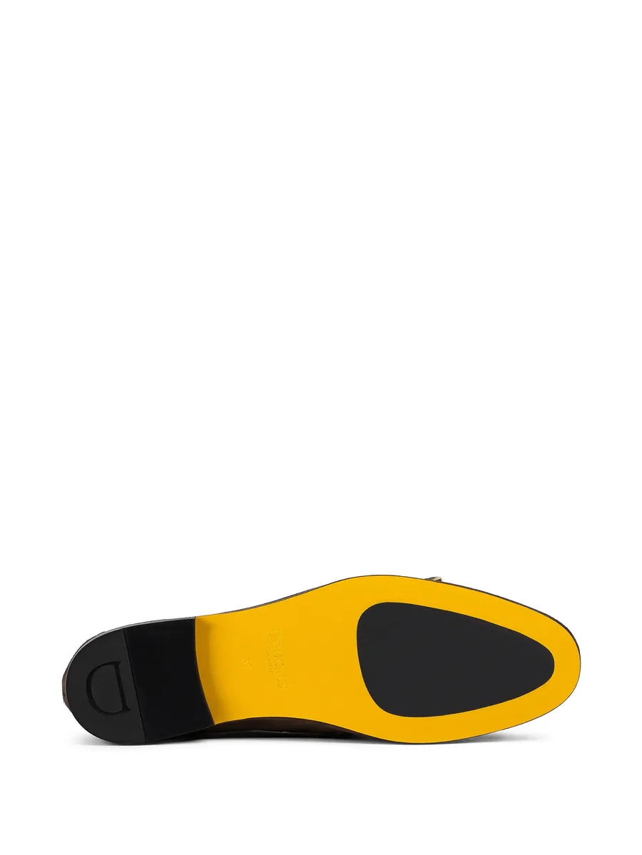 suede double-buckle loafers 7