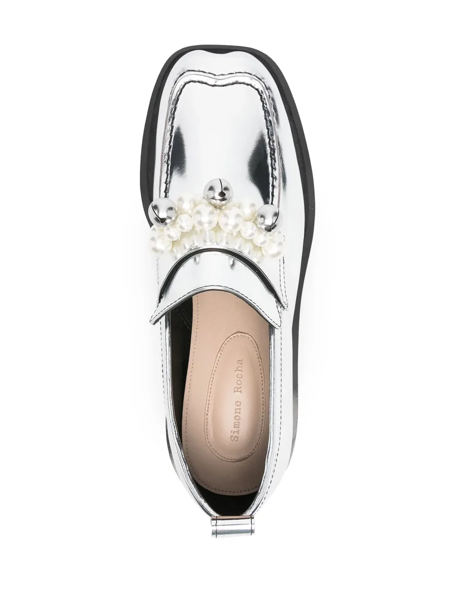 Heart Toe Platform loafers 8