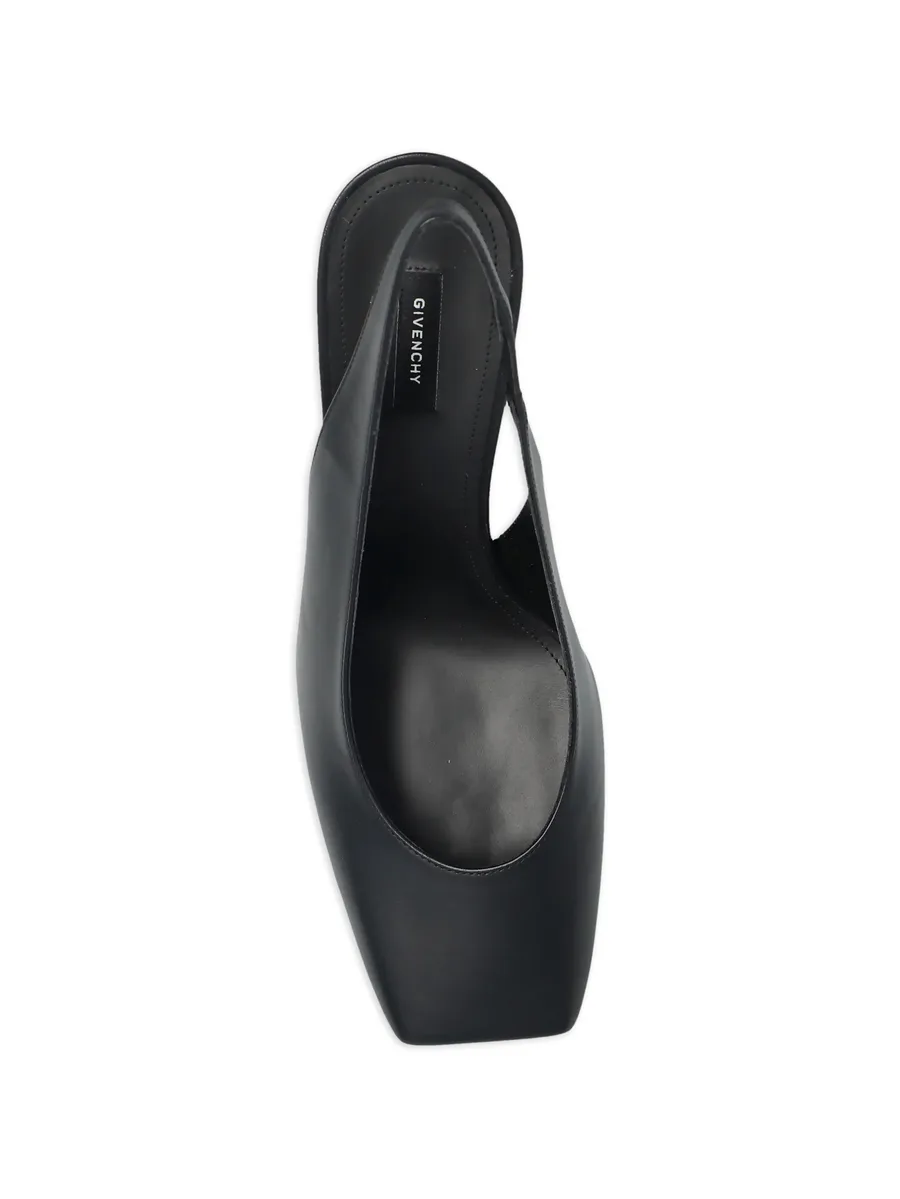 square-toe block-heel pumps 5