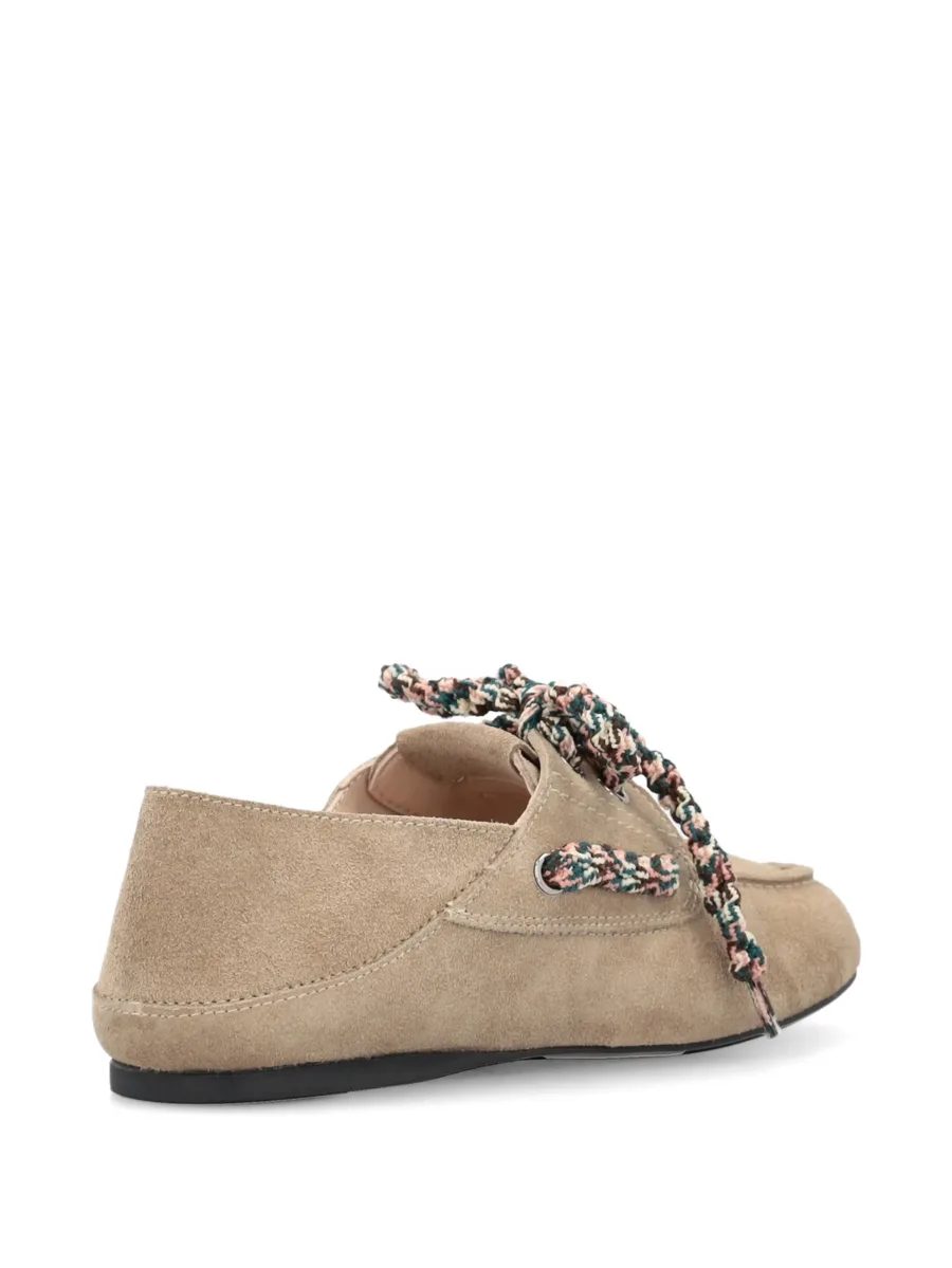 woven lace-up loafers 9
