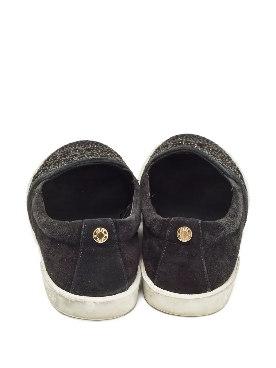 crystal-embellished slip-on sneakers 5
