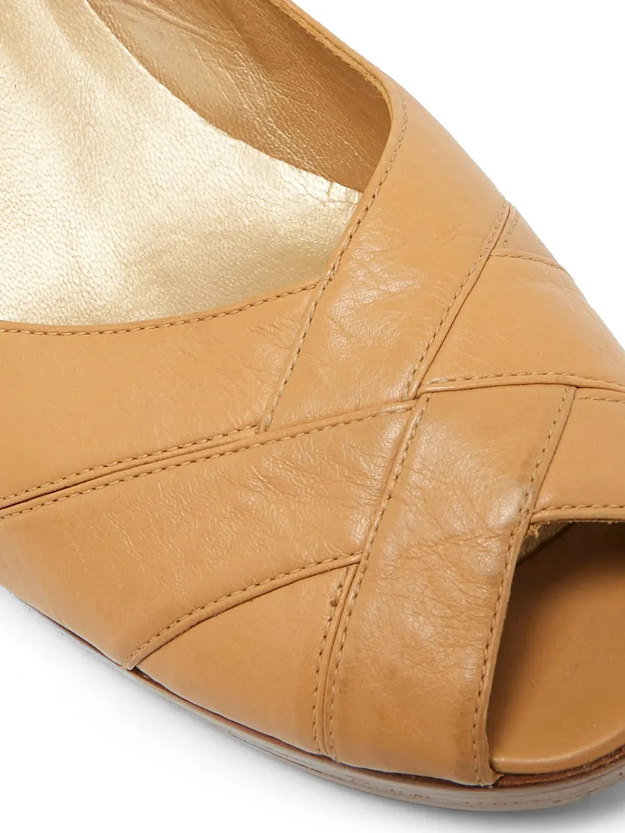 leather heeled pumps 9
