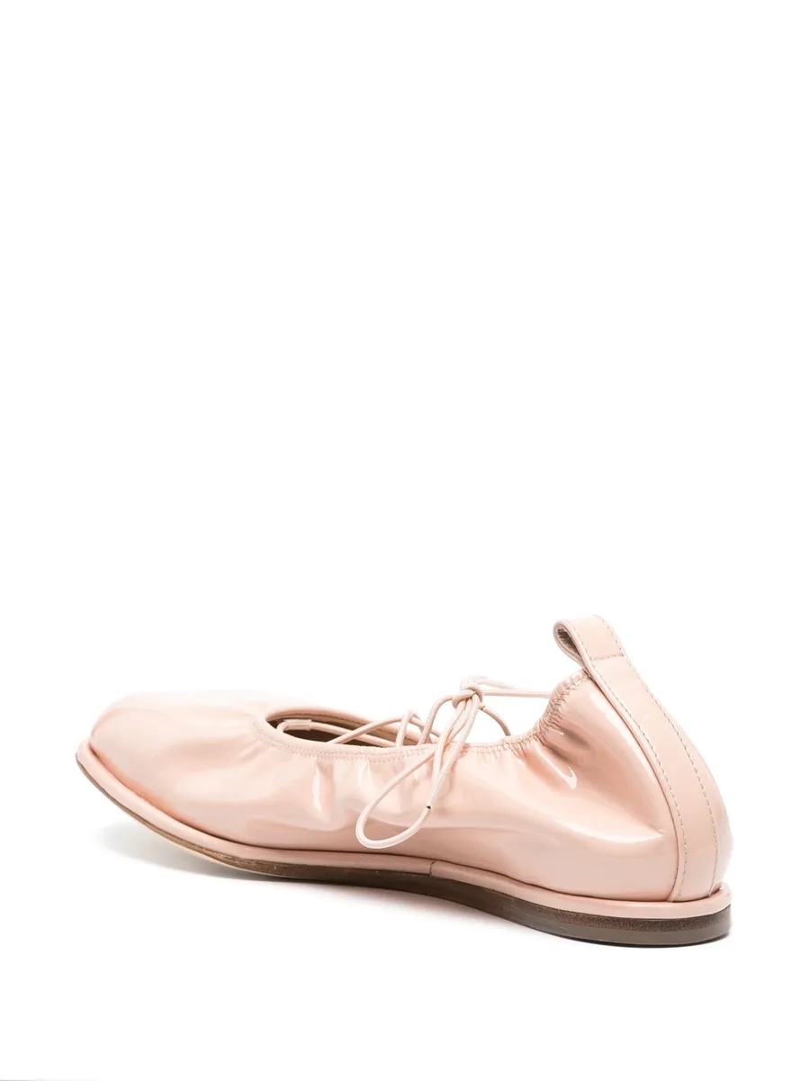 heart-toe patent leather ballerina shoes 6