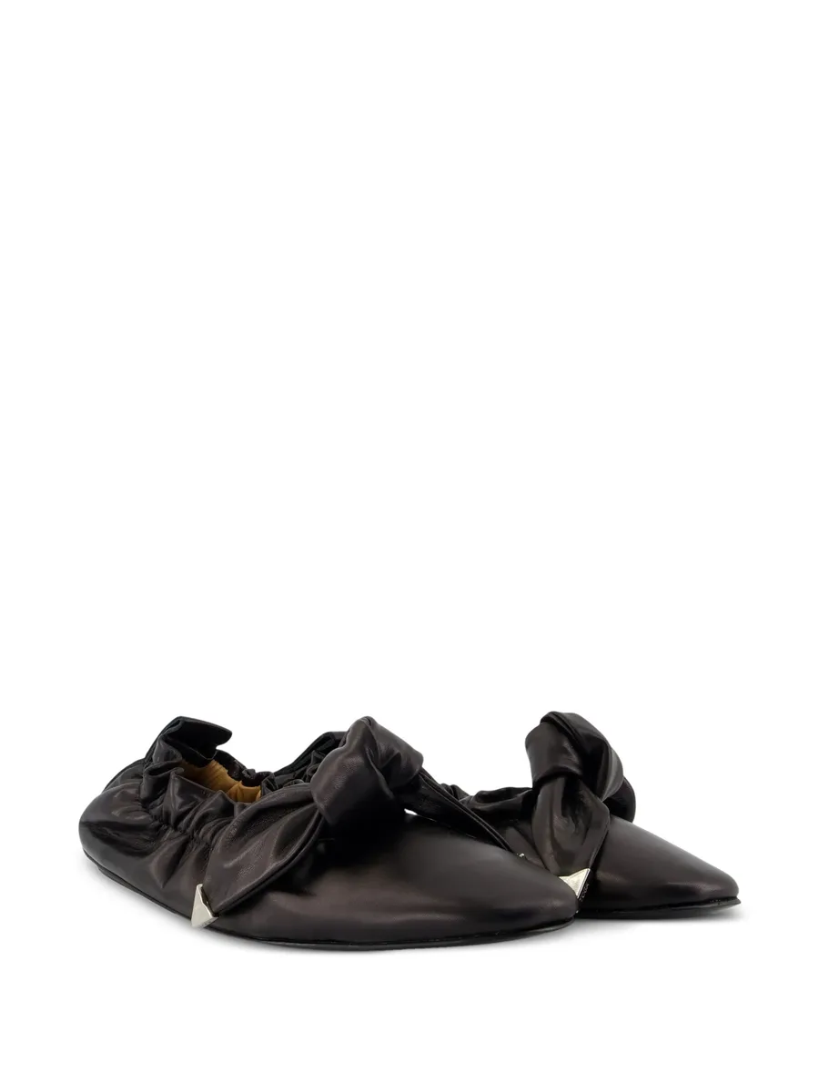 ruched-detail ballet flats 3