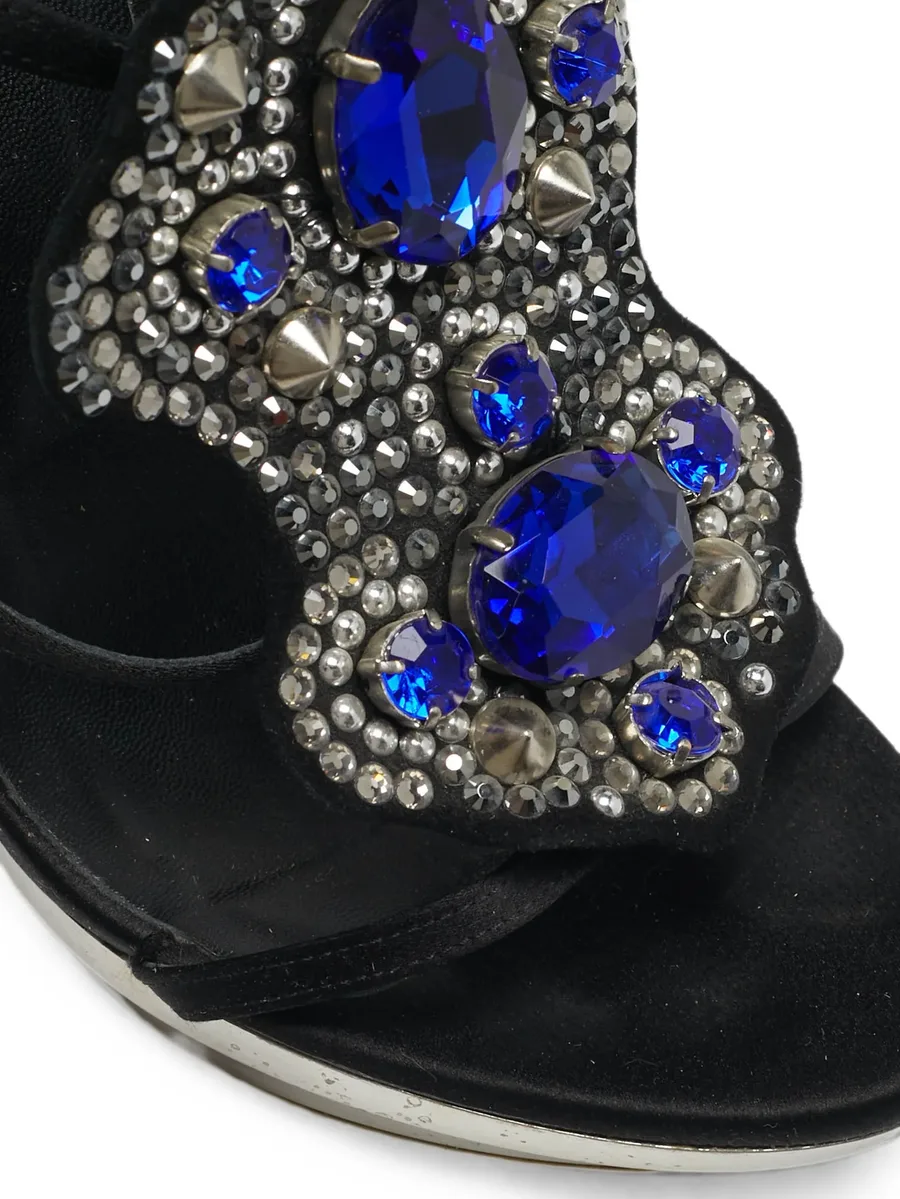 crystal-embellished slingback sandals 10