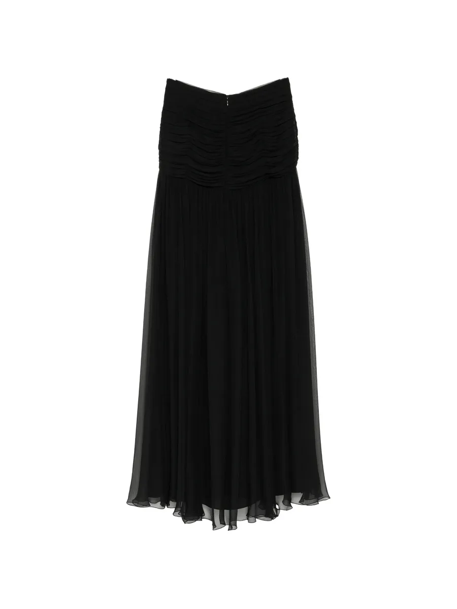 draped slit skirt 2