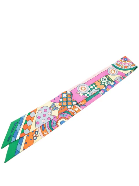 2000-2025 Les Murmures De La Foret Silk Twilly Scarf scarves