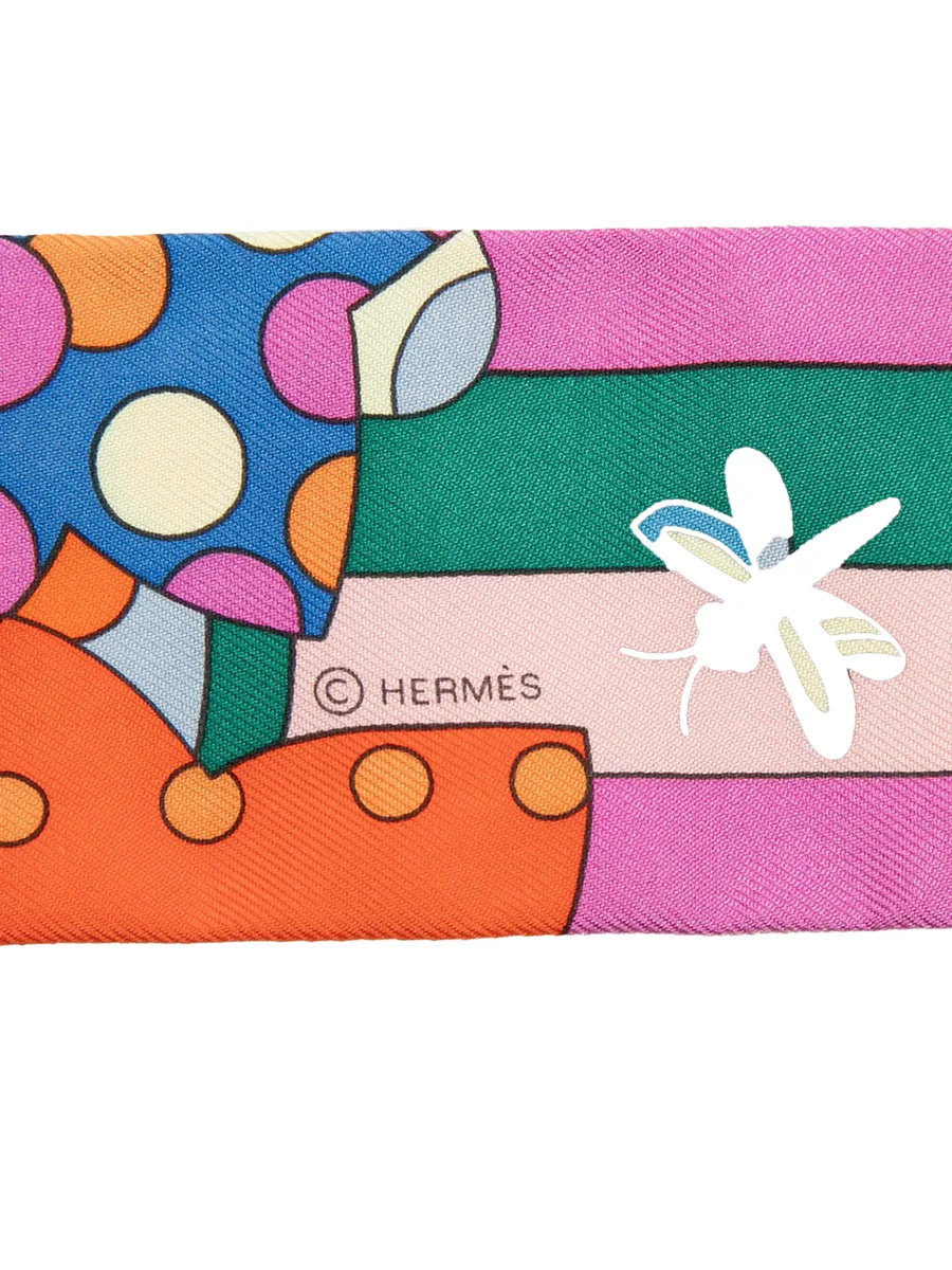 2000-2025 Les Murmures De La Foret Silk Twilly Scarf scarves 10