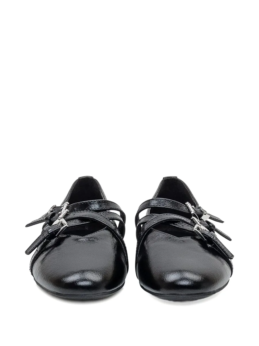 buckle-detail ballet flats 8