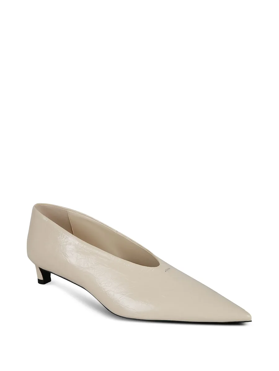 туфли с заостренным носком и жатым эффектом 3