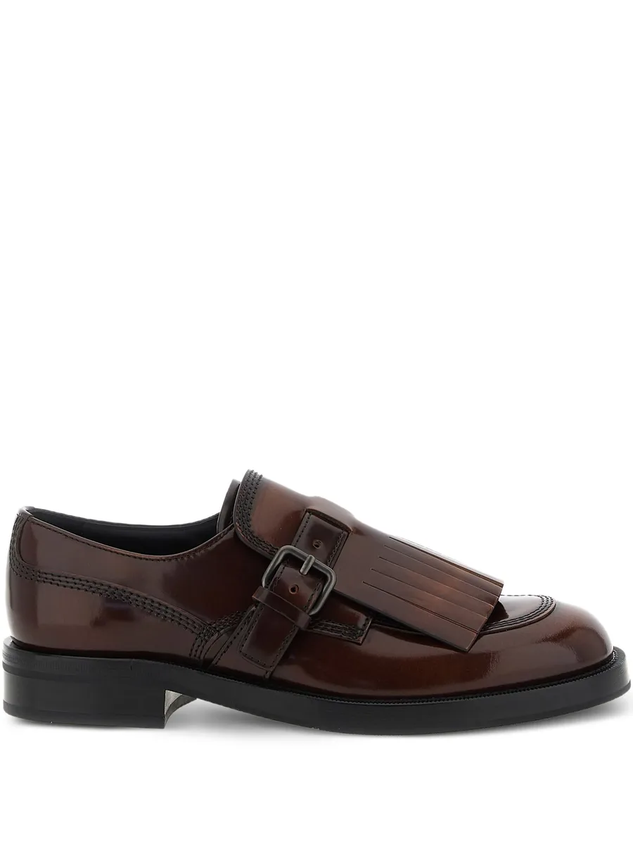 fringe-detail monk shoes 2