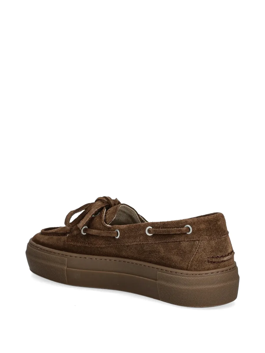 CPH178 lace-up platform boat shoes 6