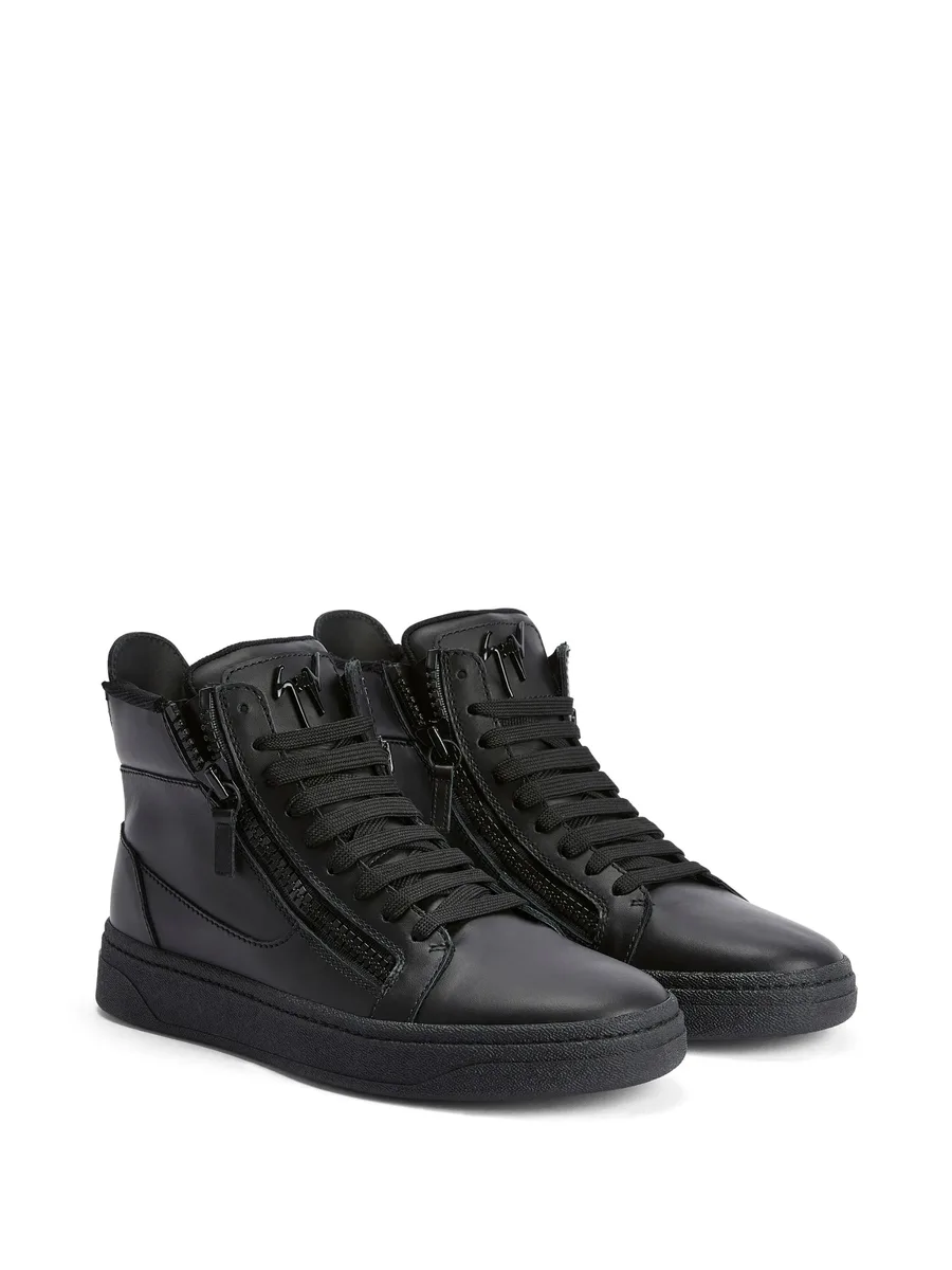 GZ94 leather high-top sneakers 3