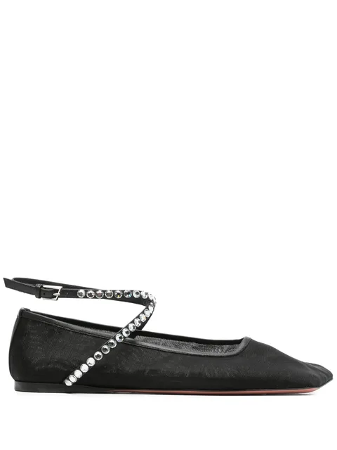 Ane mesh ballerina shoes