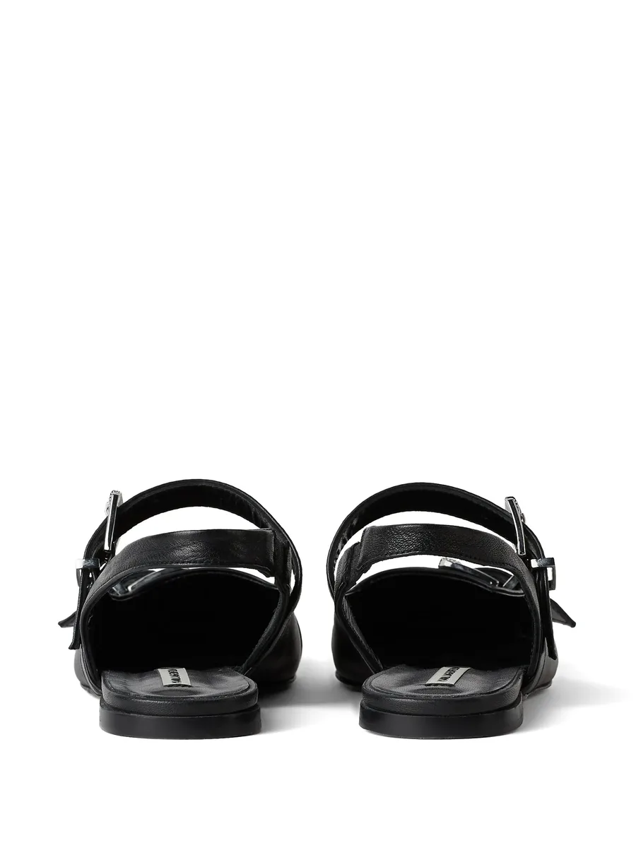Konnie double-strap leather pumps 5