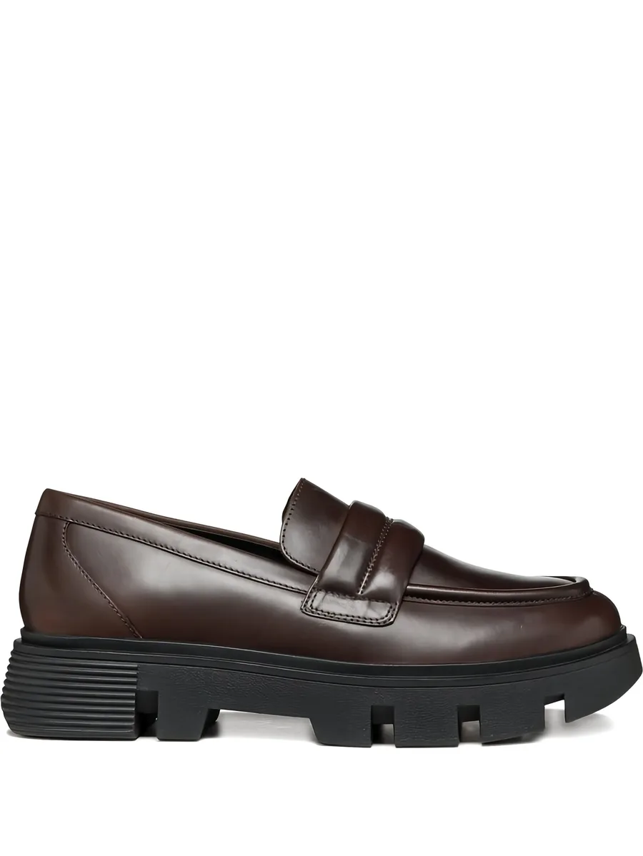 Vilde penny-strap platform loafers 2
