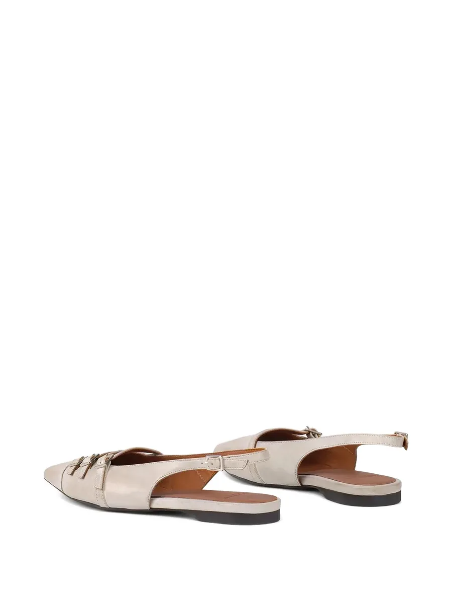 Hermine buckled slingback ballet flats 5