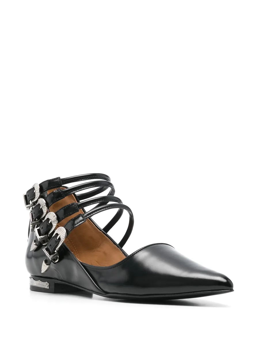 buckle-detailed ballet flats 4