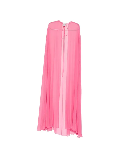 silk chiffon cape