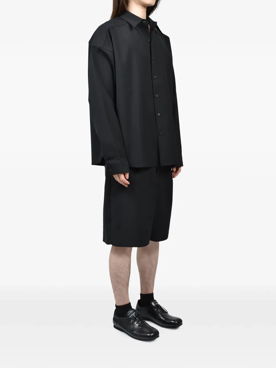 pleated tailored shorts 2