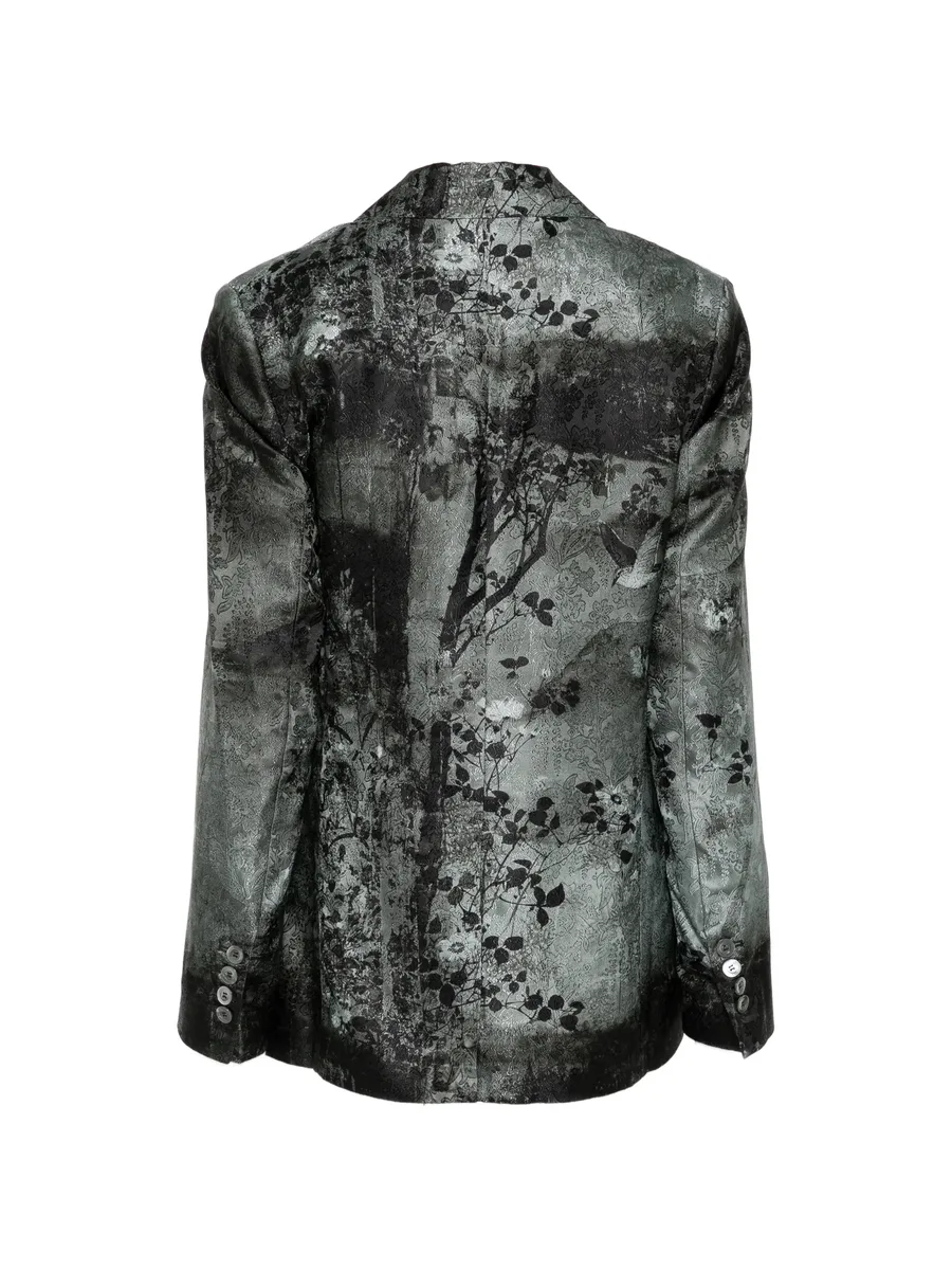 geometric-print blazer 2