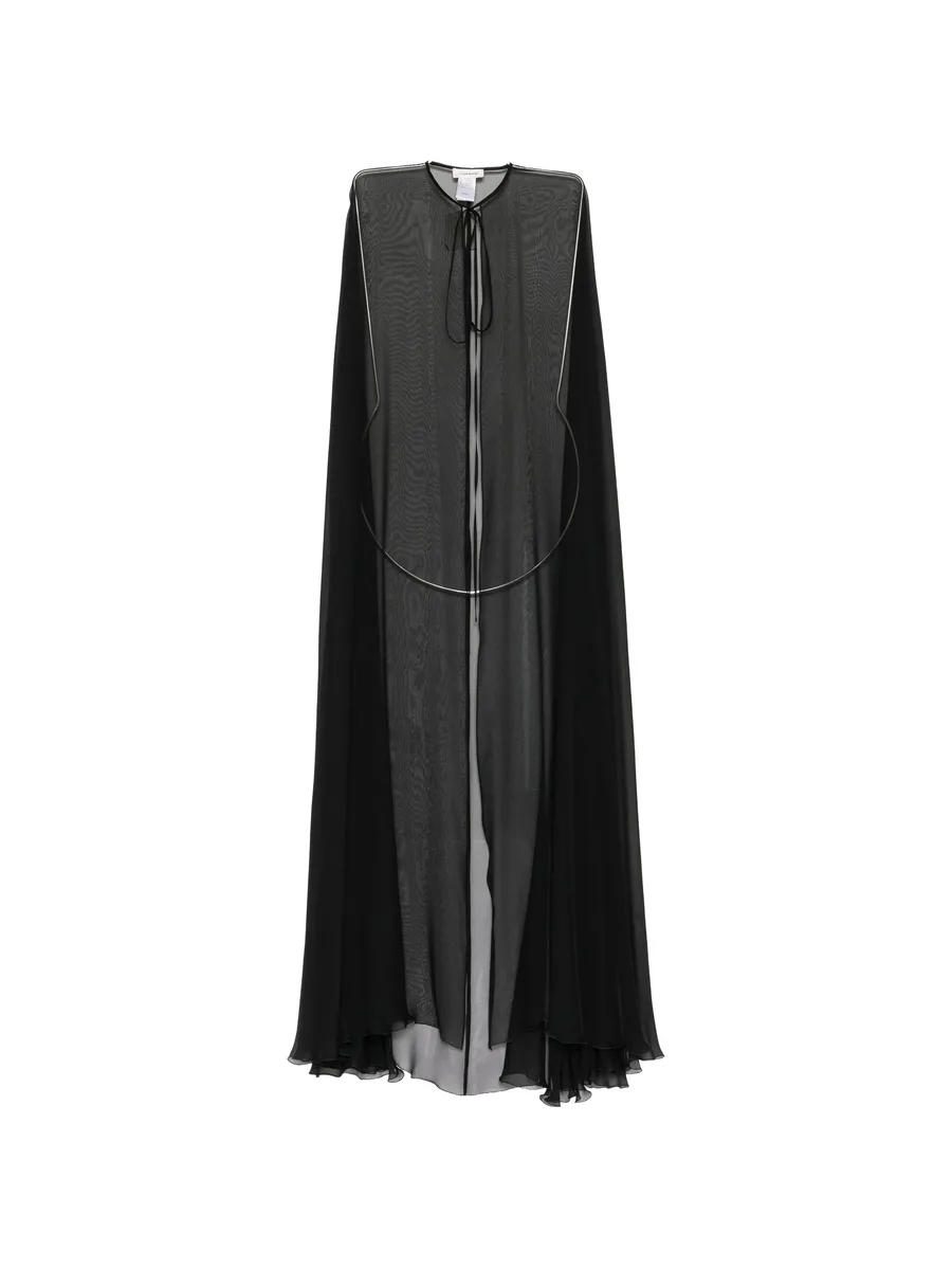 silk chiffon cape 1