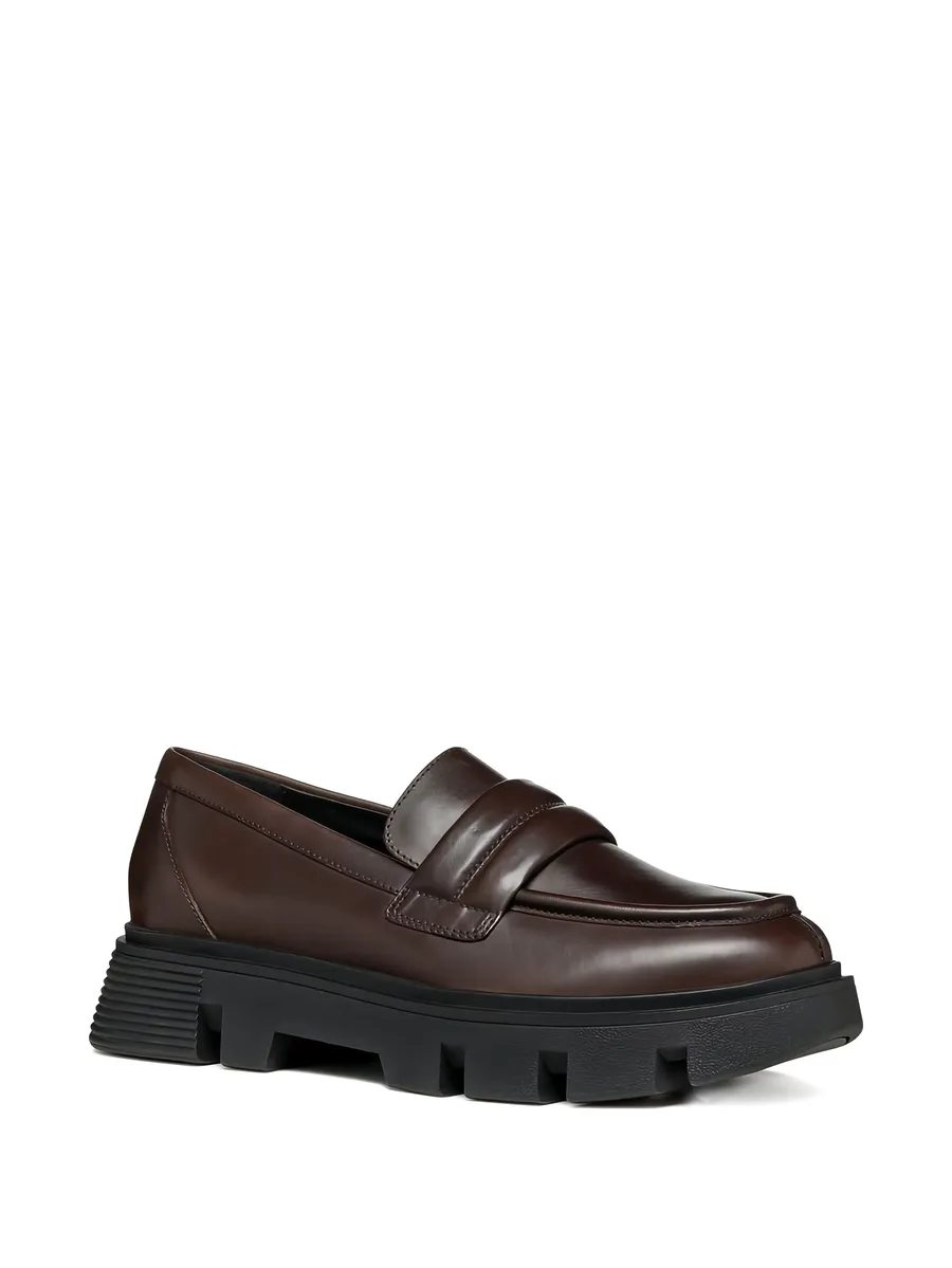 Vilde penny-strap platform loafers 4