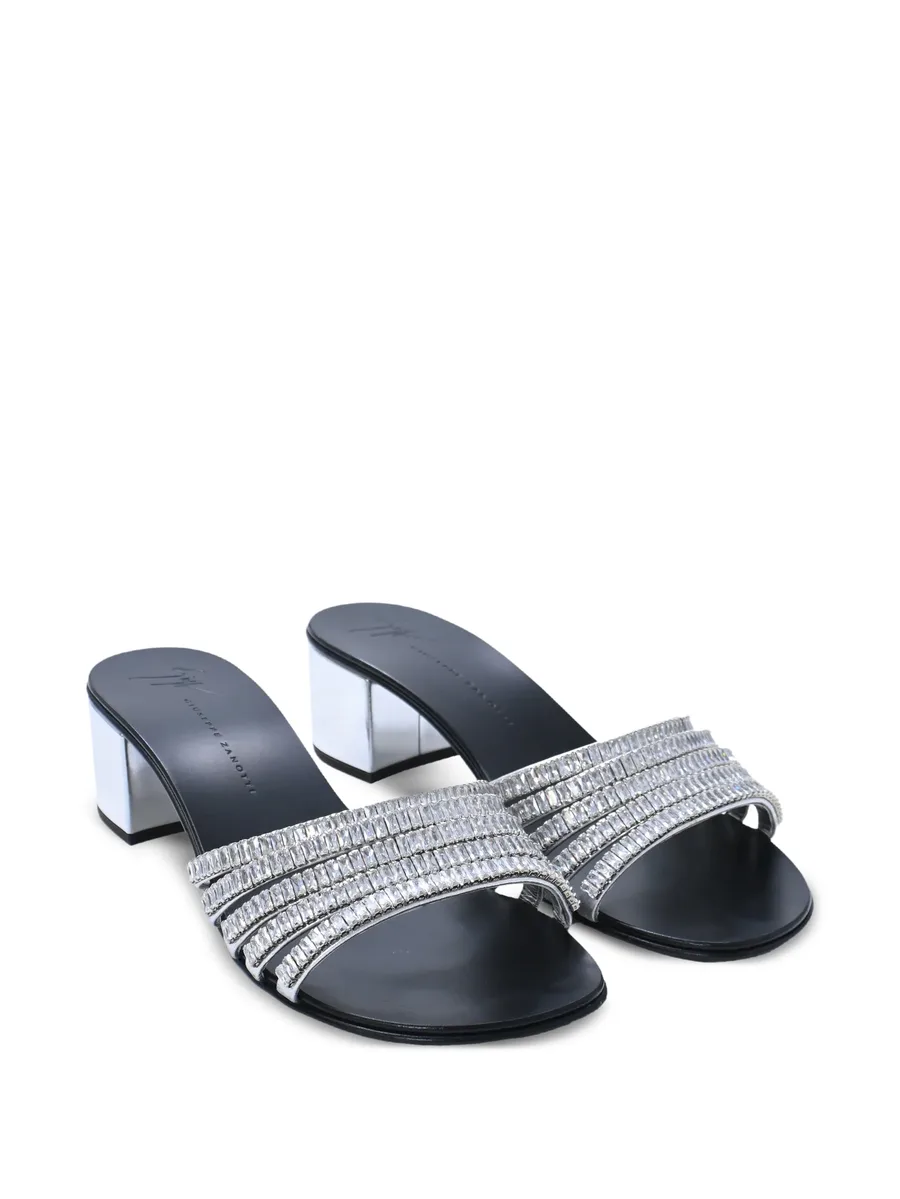 crystal-embellished sandals 9