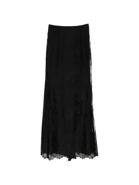 laced long skirt