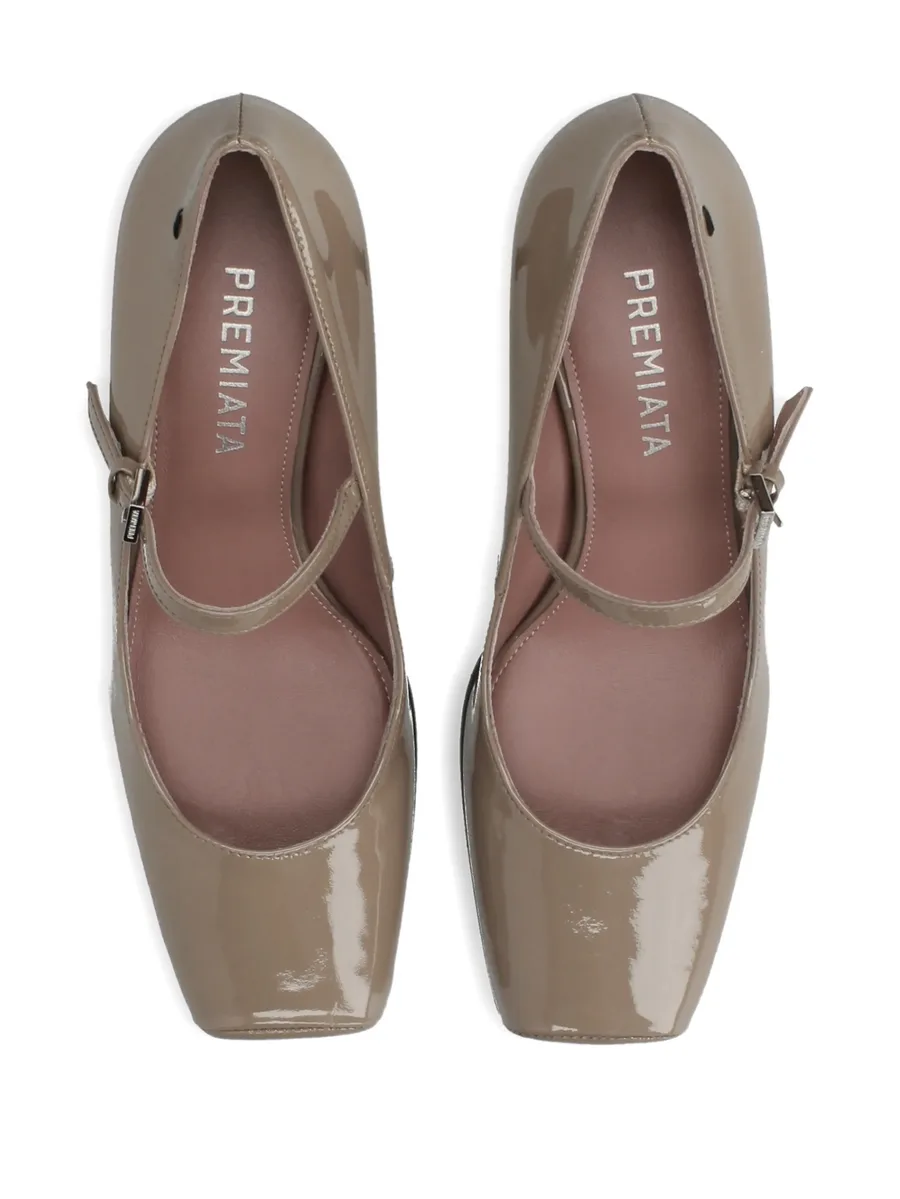 65mm strap-detailed square-toe heeled pumps 5