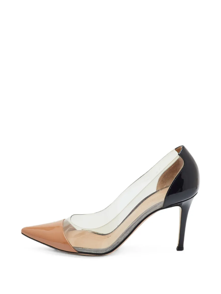Plexi pointed-toe pumps 7