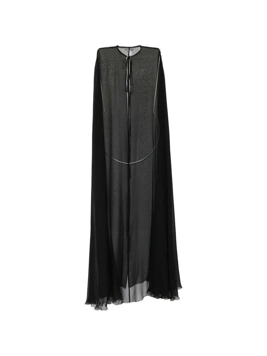 silk chiffon cape 2